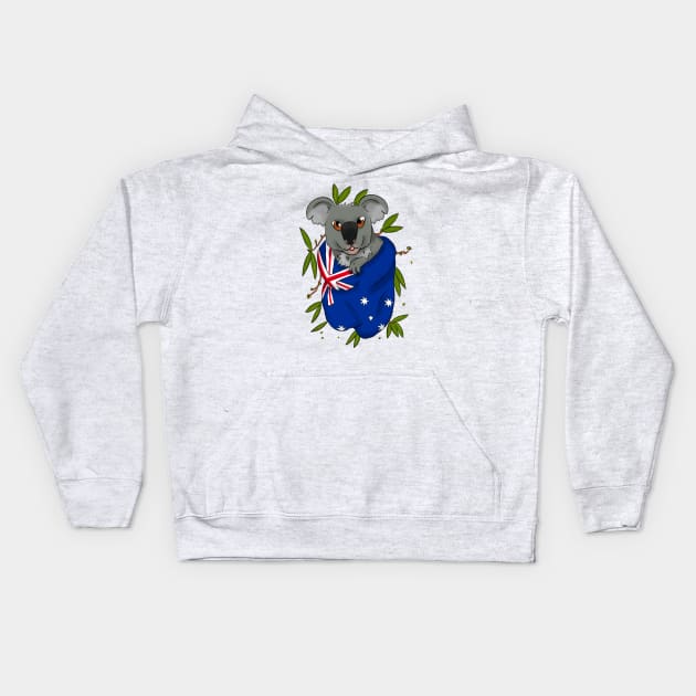 Koala Conservation Kids Hoodie by TheTallGrass